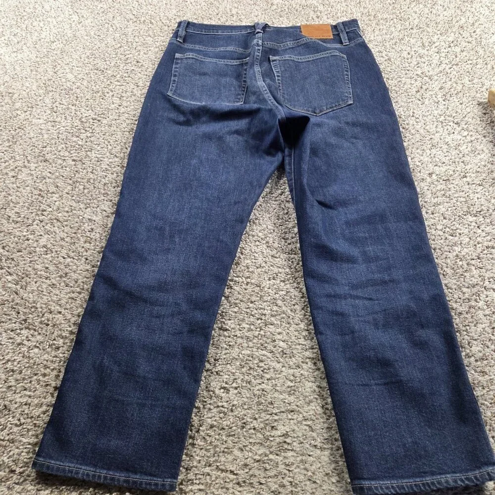 Point Sur Jeans Womens 31 Shoreditch Straight Blue Denim Pants Dark Wash